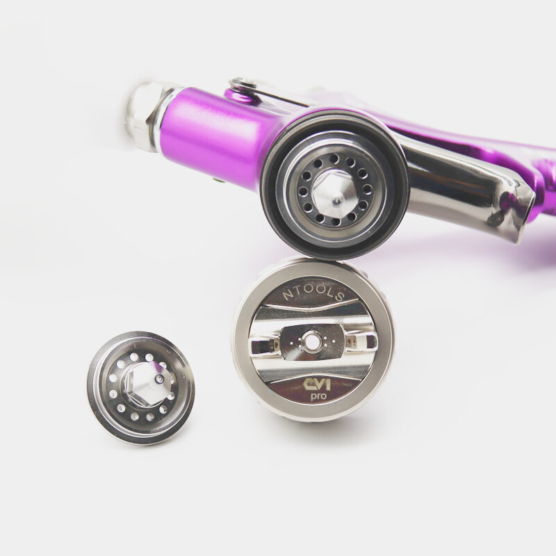 LVLP pištolj za prskanje boje Pištolj za raspršivanje boje 1,3 mm s mlaznicom za raspršivanje laka od 1,5 mm / Pištolj za raspršivanje zraka / Alati za zrak / Veličina dvije mlaznice