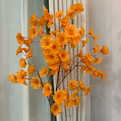 Τεχνητά λουλούδια Ορχιδέα μπουκέτο Silk Morning Glory Μπουκέτο με λουλούδια Γάμος Διακόσμηση σπιτιού Διακόσμηση τραπεζιού Διακόσμηση δώρου Στοιχεία