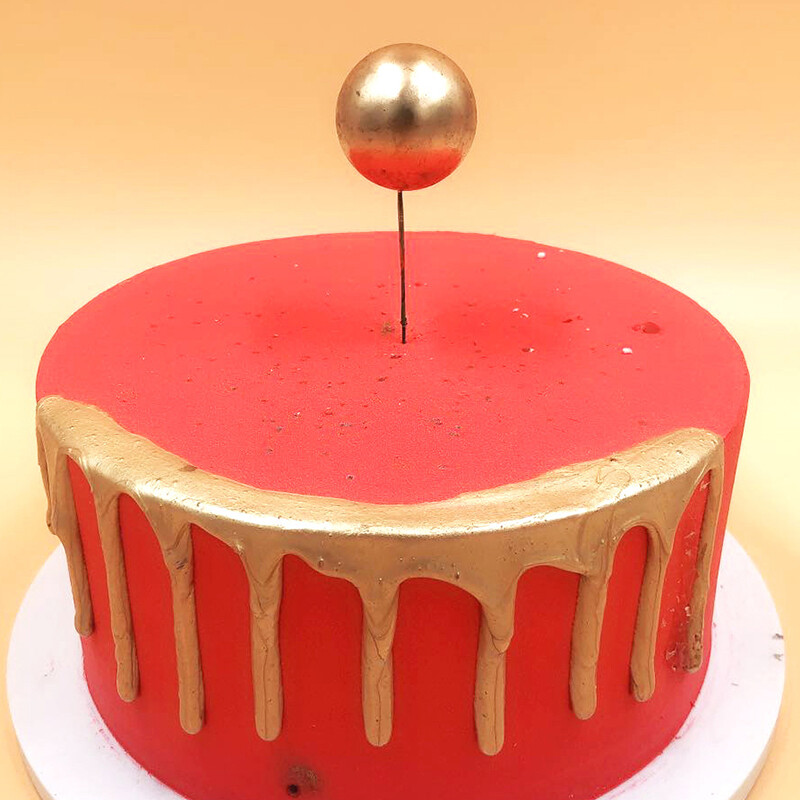 5 kom/set Torta Ukrasna Srebrna Zlatna Kugla Umetak Dodaci Rođendan Pečenje Dekor Lopta Obljetnica Proslava Vjenčanje Banket