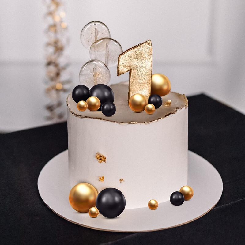 5 kom kuglica nadjev za tortu zlatno srebrna kadulja zelena cupcake nadjev za tortu kuglice za rođendansku proslavu vjenčanje ukrasi za tuširanje