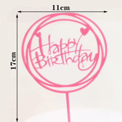 Happy Birthday Cake Topper Acrylic Letter Cake Toppers Party Supplies Happy Birthday Black Cake Διακοσμήσεις για αγόρι 33 σχέδια