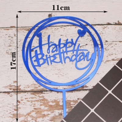 Happy Birthday Cake Topper Acrylic Letter Cake Toppers Party Supplies Happy Birthday Black Cake Διακοσμήσεις για αγόρι 33 σχέδια