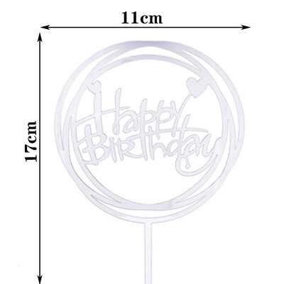 Happy Birthday Cake Topper Acrylic Letter Cake Toppers Party Supplies Happy Birthday Black Cake Διακοσμήσεις για αγόρι 33 σχέδια