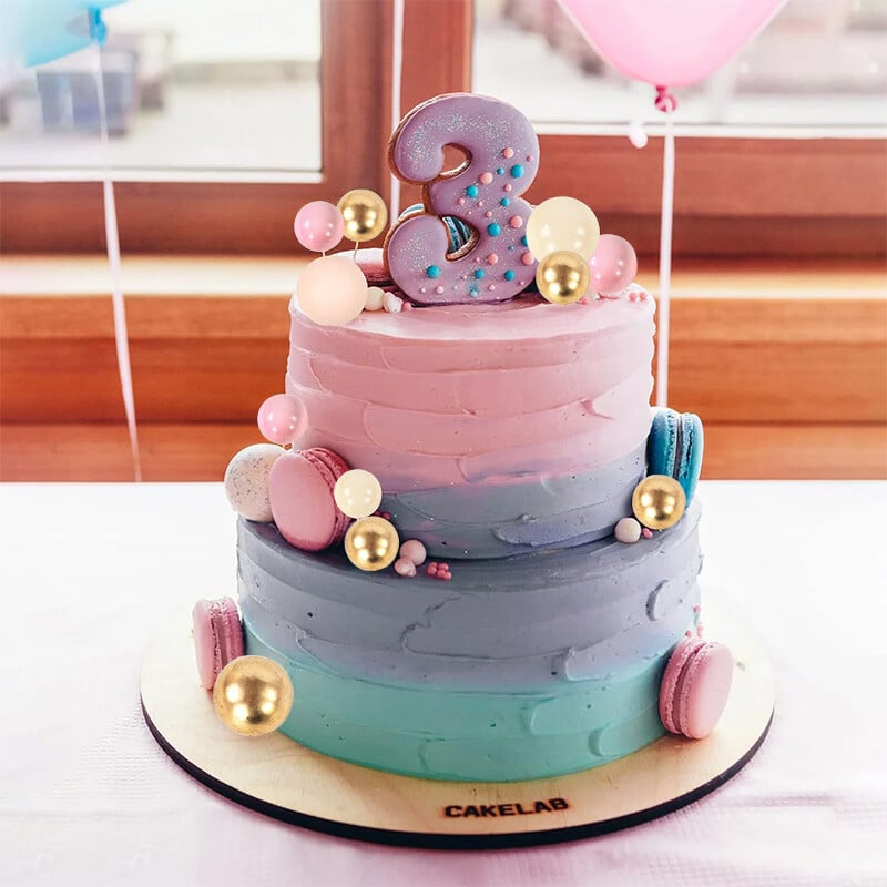 32 bucăți/set bile pentru tort, aur roz, perle, steaguri pentru cupcake pentru copii, petrecere de aniversare, decorațiuni de nuntă, baby shower