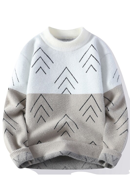 2023 Φθινόπωρο/Χειμώνας Ανδρικό πουλόβερ νέου στυλ Ανδρική μόδα Φανταχτά casual πουλόβερ Χοντρό ζεστό μαλακό μάλλινο πουλόβερ πλήρους μεγέθους M-XXXXL