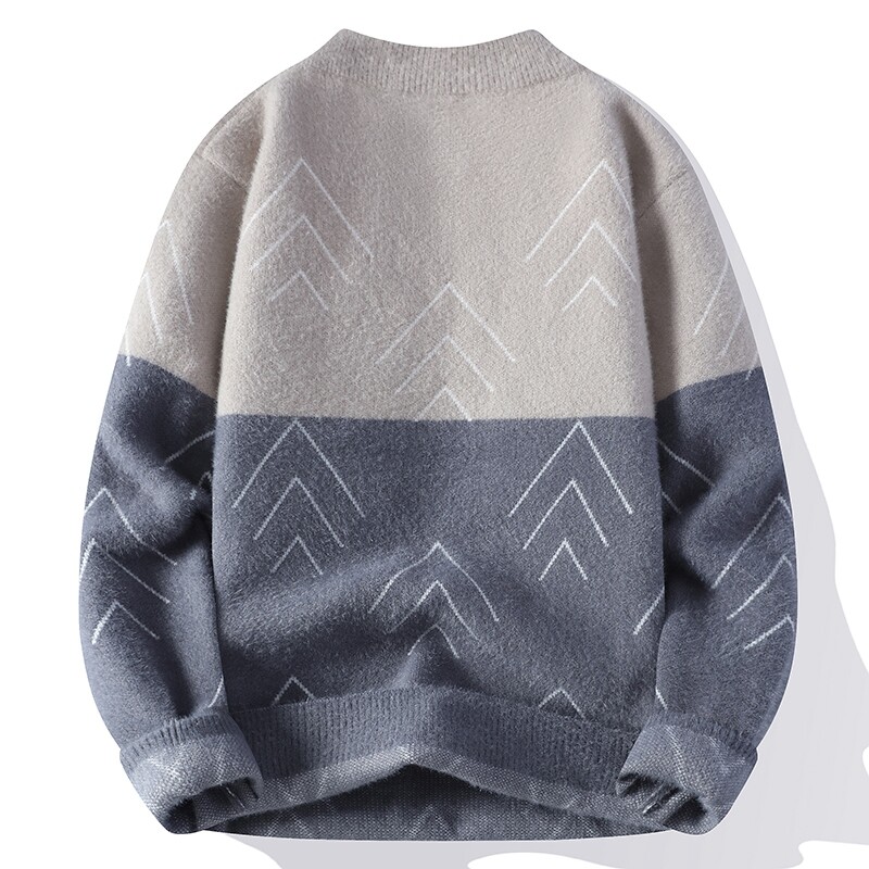 2023 Φθινόπωρο/Χειμώνας Ανδρικό πουλόβερ νέου στυλ Ανδρική μόδα Φανταχτά casual πουλόβερ Χοντρό ζεστό μαλακό μάλλινο πουλόβερ πλήρους μεγέθους M-XXXXL