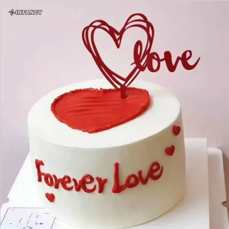 10 komada sretan rođendanski nadjev za tortu od akrilnog zlatnog zrcala za kolače za dječju rođendansku zabavu Desertni ukrasi za torte Baby Shower