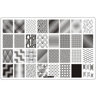 XMQ Nail Art Stamping Plates Πρότυπα λουλουδιών με σχέδια πεταλούδων