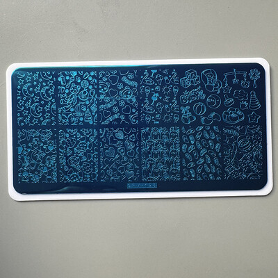 XMQ nagų dailės štampavimo PLOKŠTELĖS OCEAN DESIGNS VASAROS ŠABLONAI