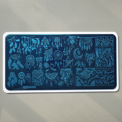 XMQ nagų dailės štampavimo PLOKŠTELĖS OCEAN DESIGNS VASAROS ŠABLONAI