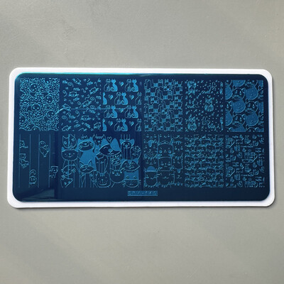 XMQ nagų dailės štampavimo PLOKŠTELĖS OCEAN DESIGNS VASAROS ŠABLONAI