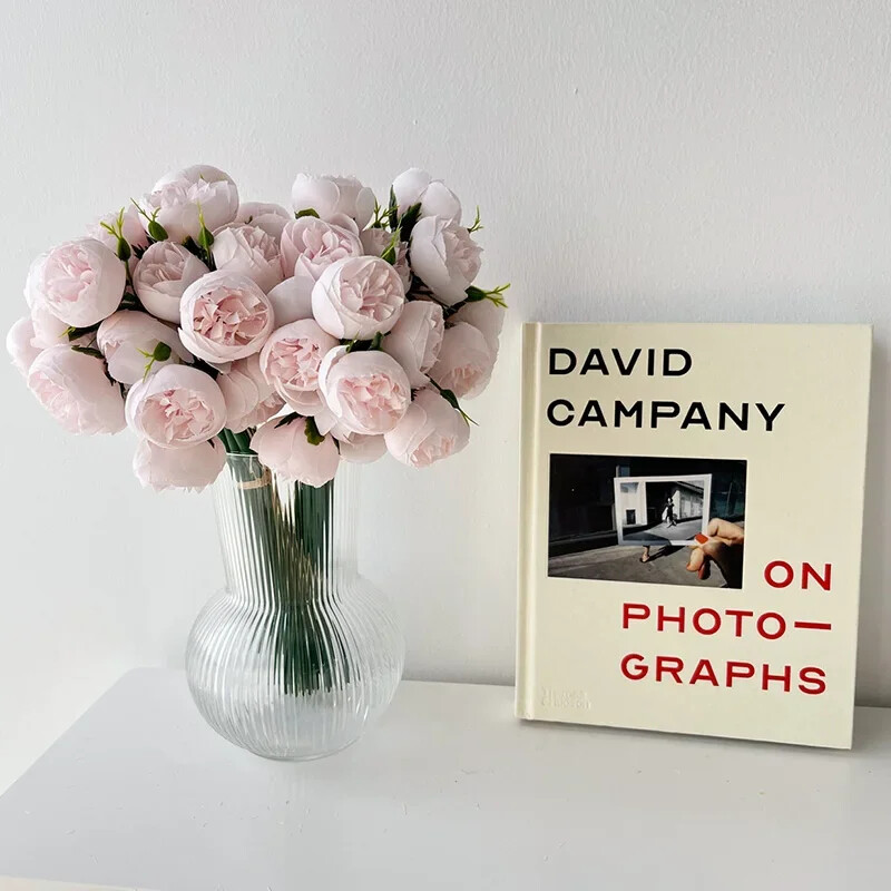 Μπουκέτο 27 κεφαλών τεχνητό μετάξι παιώνια πολυτελής διακόσμηση σπιτιού Επιτραπέζιο λουλούδι Φωτογραφία στηρίγματα Ψεύτικο λουλούδι Γάμος λουλούδι νύφης