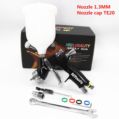 Aukštos kokybės purškimo pistoletas Ntools automobilių dažų purškimo pistoletas TE20/T110 1,3/1,8 mm purkštukų dažų pistoletas vandens pagrindu oro purškimo pistoletas
