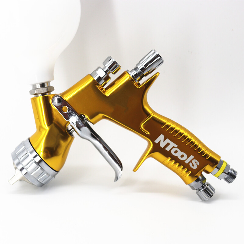 Aukštos kokybės purškimo pistoletas Ntools automobilių dažų purškimo pistoletas TE20/T110 1,3/1,8 mm purkštukų dažų pistoletas vandens pagrindu oro purškimo pistoletas