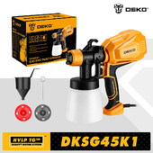 DEKO Naujas produktas DKSG45K1 450W DIDELIOS GALIOS NAMŲ ELEKTROS PURŠKIMO pistoletas Buitinis pasidaryk pats