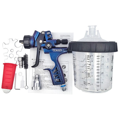 Saigaole 6800B purškimo pistoletai automobilių apdailai, labai rasojantys dažai lakštinio metalo purškimo pistoletai pramoniniai baldai, odiniai purškimo pistoletai