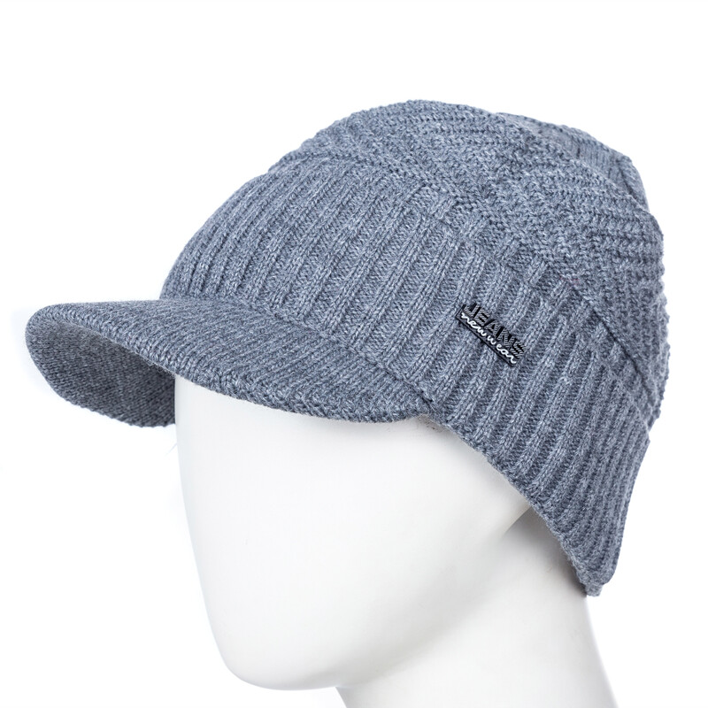 Unisex tople zimske kape Elegantne mekane kapice s krznom s debelim obodom, zimske pletene kape za muškarce i žene Dropshipping