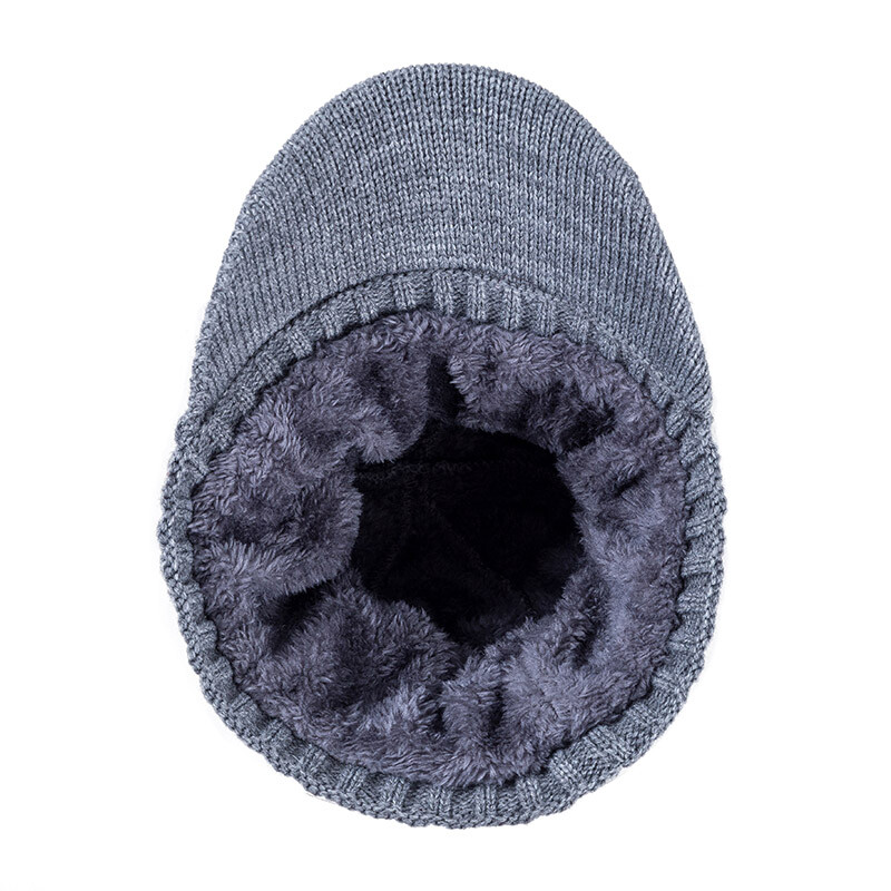 Unisex tople zimske kape Elegantne mekane kapice s krznom s debelim obodom, zimske pletene kape za muškarce i žene Dropshipping