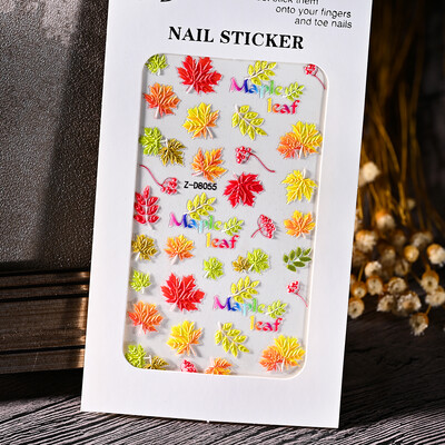 Kalėdų baltų snaigių nagų dailės lipdukas 5D reljefinis animacinis filmas Sniego senelis Briedis Varpelis Nagų lipdukai Slankikliai Kalėdinis manikiūras „Pasidaryk pats“ ir 8*10 cm