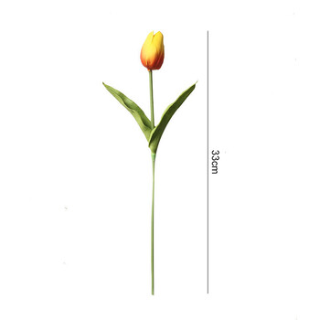 10 τμχ Tulip Flowers Artificial PE Foam Tulip Bouquet Διακόσμηση γαμήλιου σπιτιού Κήπος Real Touch Fake Flower Festival Festival Gifts Party