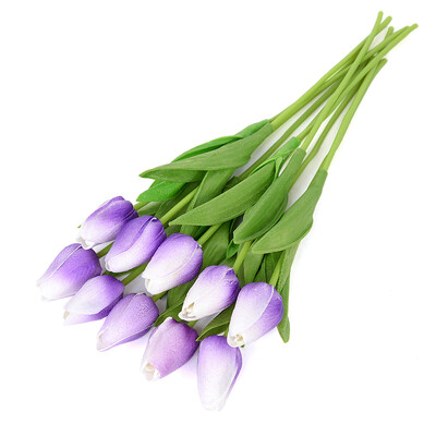 10 buc flori de lalele artificiale din spumă PE Buchet de lalele nuntă decorare pentru grădină de acasă flori false la atingere reală, cadouri de petrecere pentru festival