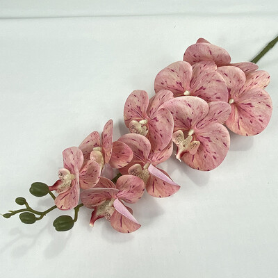 9 glava 3D ispis Phalaenopsis Real Touch Leptir Orhideja Vjenčanje Dnevna soba Dekoracija doma Stol Cvjetni aranžmani Ukrasi