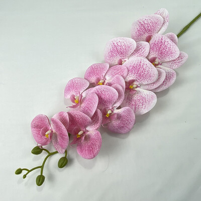 9 glava 3D ispis Phalaenopsis Real Touch Leptir Orhideja Vjenčanje Dnevna soba Dekoracija doma Stol Cvjetni aranžmani Ukrasi