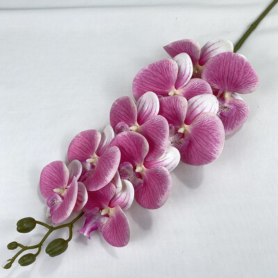 9 glava 3D ispis Phalaenopsis Real Touch Leptir Orhideja Vjenčanje Dnevna soba Dekoracija doma Stol Cvjetni aranžmani Ukrasi