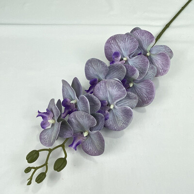 9 glava 3D ispis Phalaenopsis Real Touch Leptir Orhideja Vjenčanje Dnevna soba Dekoracija doma Stol Cvjetni aranžmani Ukrasi