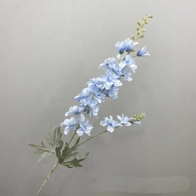 Umjetno novo cvijeće Delphinium Cvjetna grana Lažni listovi Vjenčane dekoracije Na otvorenom Uradi sam za dom Ukrasne vaze Dodaci