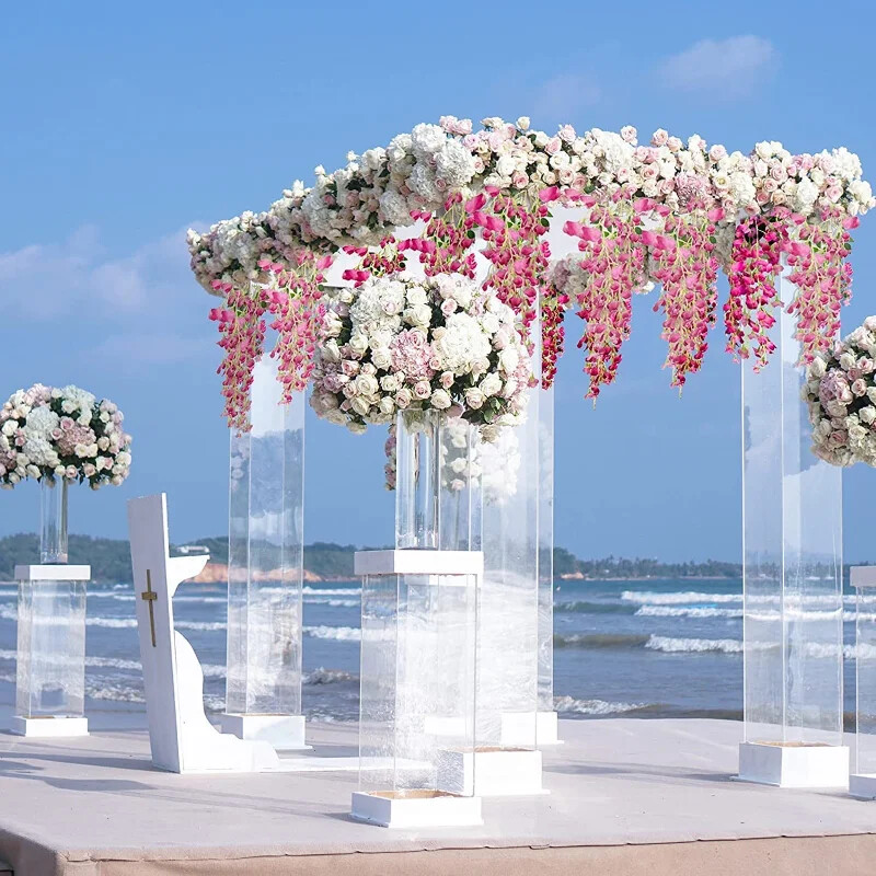 12 бр. Глициния Изкуствени цветя Лозов венец Сватбена арка Декорация Листа Ратан Влечущи се копринени цветя Бръшлян Стенен декор Растения