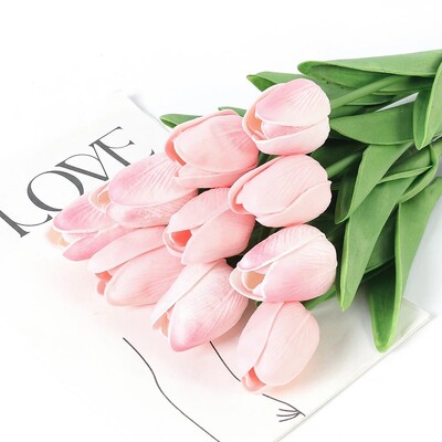 29cm 3/5Pcs tulipan buket umjetnog cvijeća PE pjena lažni cvijet za svadbene svečanosti dekoracija kućne sobe vrt buket dekor