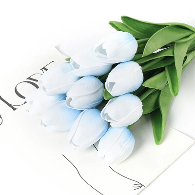 29cm 3/5Pcs tulipan buket umjetnog cvijeća PE pjena lažni cvijet za svadbene svečanosti dekoracija kućne sobe vrt buket dekor