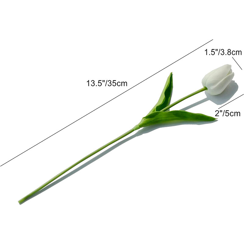 29cm 3/5Pcs tulipan buket umjetnog cvijeća PE pjena lažni cvijet za svadbene svečanosti dekoracija kućne sobe vrt buket dekor