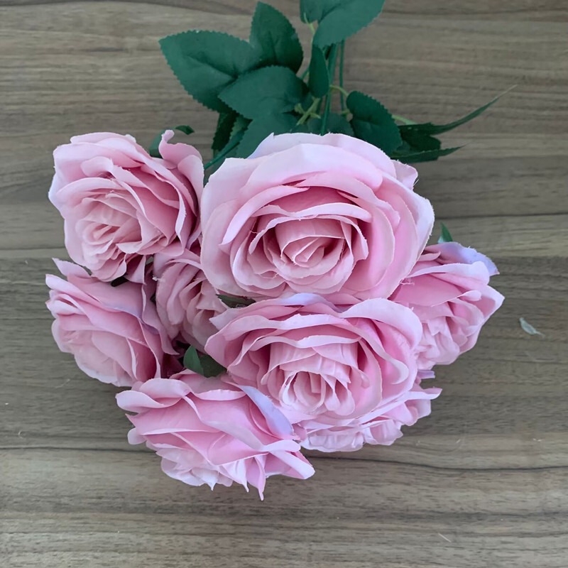 9fejek Rózsa csokor Művirág világos Rózsaszín mez Rózsaszín Rózsa Álrózsa Nappali Száraz Virág Dekoráció Esküvő
