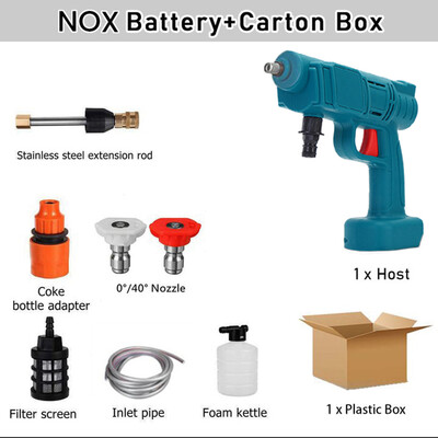 Ασύρματο πιστόλι ψεκασμού υψηλής πίεσης 200W 30Bar Γεννήτρια πιστολιού πλυντηρίου αυτοκινήτου WaterGun Cleaner Πλυντήριο αυτοκινήτων για μπαταρία Makita 18V