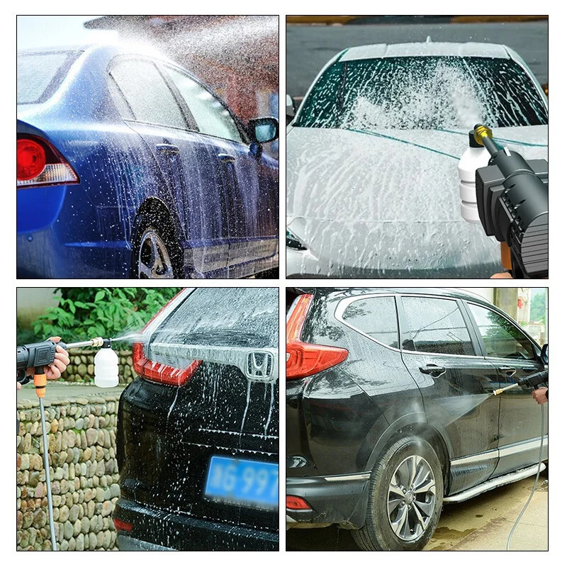 Ασύρματο πιστόλι ψεκασμού υψηλής πίεσης 200W 30Bar Γεννήτρια πιστολιού πλυντηρίου αυτοκινήτου WaterGun Cleaner Πλυντήριο αυτοκινήτων για μπαταρία Makita 18V