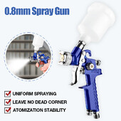 HVLP Mini H-2000 Small Handheld Pneumatic Paint Spray Gun Set， DIY Spraying / Primer αυτοκινήτου / Πνευματικά εργαλεία ψεκασμού επίπλων