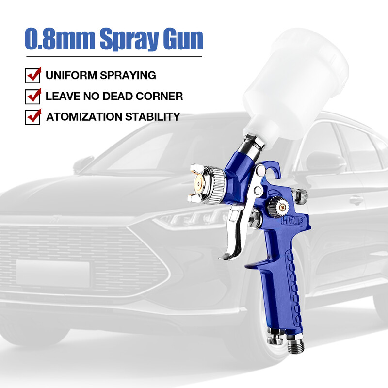 HVLP Mini H-2000 Small Handheld Pneumatic Paint Spray Gun Set， DIY Spraying / Primer αυτοκινήτου / Πνευματικά εργαλεία ψεκασμού επίπλων