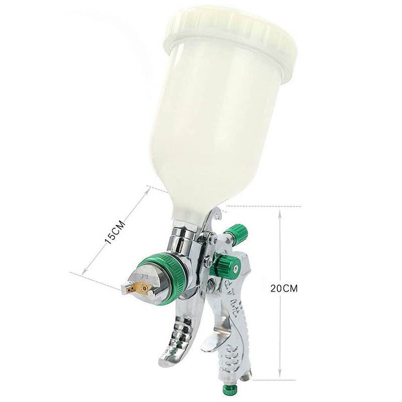 Πιστόλι βαφής HVLP 600ml 3 ακροφύσια 1,4mm/1,7m/2mm Professional Airbrush πιστόλι ψεκασμού για αυτοκίνητα DIY Painting Tool House