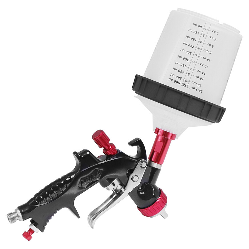 Pištolj za prskanje sa čašom od 600 Mix Pištolj za prskanje zraka sa čašom za miješanje boje i adapterom Mini pištolj za prskanje Pištolj za prskanje boje 1,2 mm mlaznica