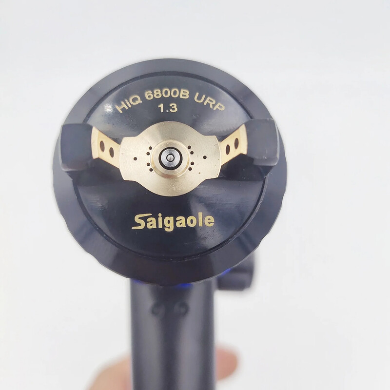 Pistol de pulverizare cu oală superioară 1,3 mm Mobilier auto din tablă din piele Pistol de pulverizare pentru vopsea cu atomizare ridicată 6800 Gravitate unealtă pneumatică manuală