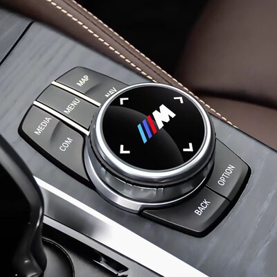 Autós multimédiás gombborító díszgomb matrica BMW M Power M3 M4 M5 G42 G30 G20 E39 E36 E87 E53 F44 F07 F34 G15 G16 G23 G22 modellhez