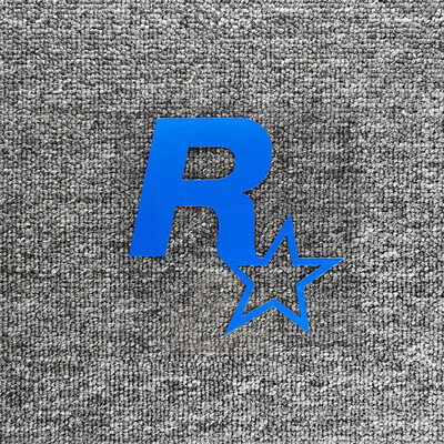 Autómatricák Rockstar Game GTA5 Fényvisszaverő dekoráció Üzemanyagtartály sapkához Szélvédő Lökhárító Csomagtartó Motor D30 Laptop Telefon