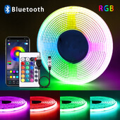 Φως τηλεόρασης LED 1M 2M 3M 5V USB Bluetooth RGB COB Λωρίδα LED Οπίσθιος φωτισμός Έξυπνη λωρίδα LED Φως Για τηλεόραση HDTV διακόσμηση φόντου Φωτισμός