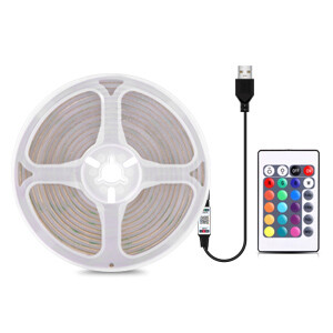 Φως τηλεόρασης LED 1M 2M 3M 5V USB Bluetooth RGB COB Λωρίδα LED Οπίσθιος φωτισμός Έξυπνη λωρίδα LED Φως Για τηλεόραση HDTV διακόσμηση φόντου Φωτισμός