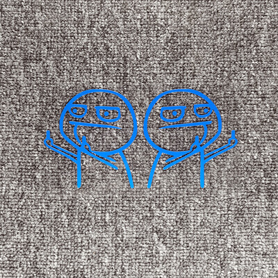 2 ΤΕΜ Αυτοκόλλητα αυτοκινήτου Μεσαίου Δάχτυλου Γελοιοποίηση Αστεία JDM Λέιζερ ανακλαστική διακόσμηση για κράνος μοτοσικλέτας προφυλακτήρα παρμπρίζ πορτμπαγκάζ D25