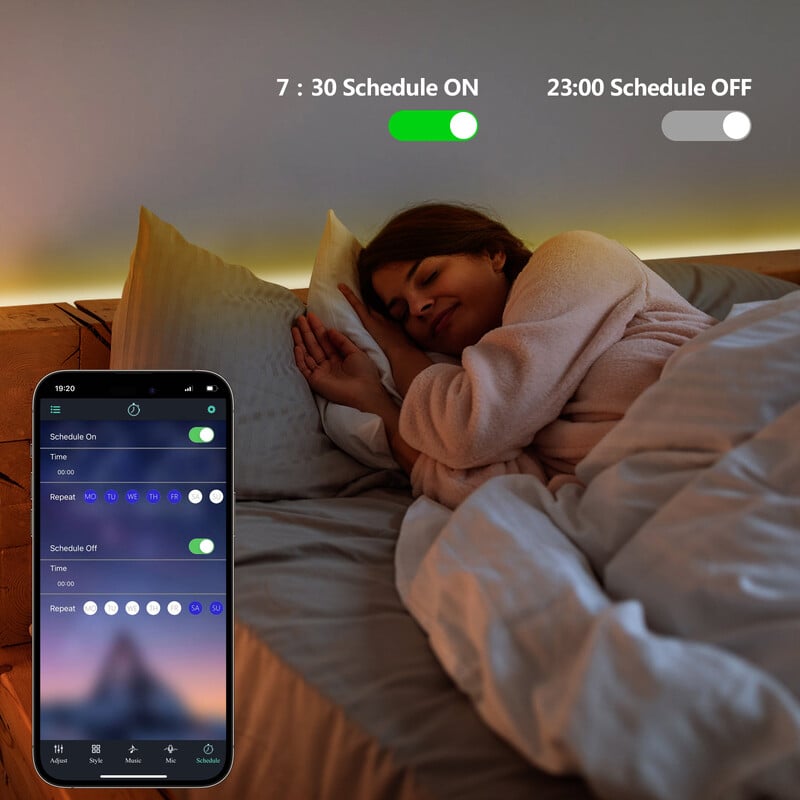 12V/24V EU βύσμα RGB Neon LED Λωρίδα, 1/2/3/4/5/10/15M Αδιάβροχο RGB Neon Strip Εφαρμογή Bluetooth και τηλεχειριστήριο για φωτισμό Neon Decor