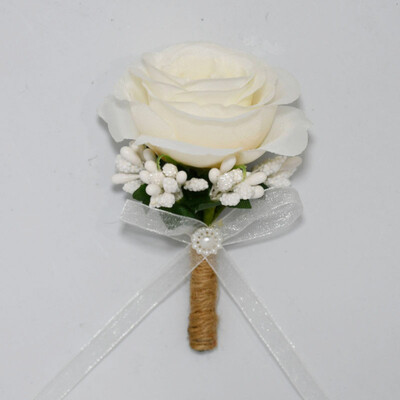 Mireasa Domnisoare de onoare Buchet de nunta Panglica de matase Trandafiri Flori artificiale de tinere Buchet de nunta de mireasa Ramo rosas novia