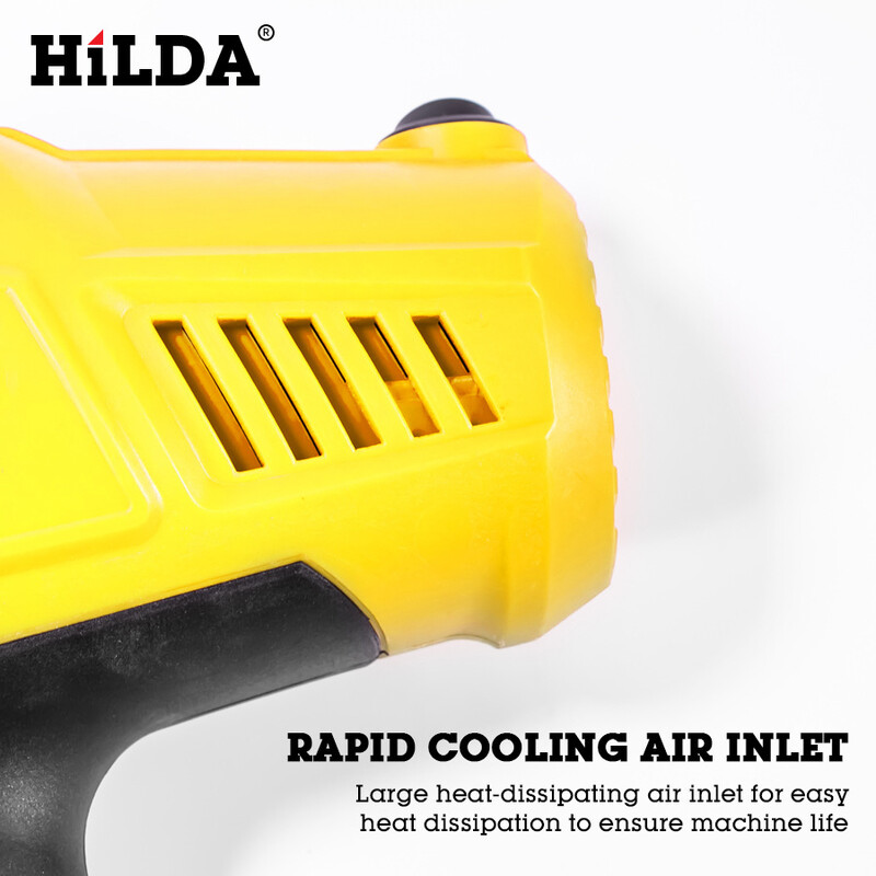 HILDA 800ML elektrinis purškimo pistoletas dažų purkštuvas Elektriniai įrankiai Lengvas srauto valdymas Buitinis dažų purkštuvas